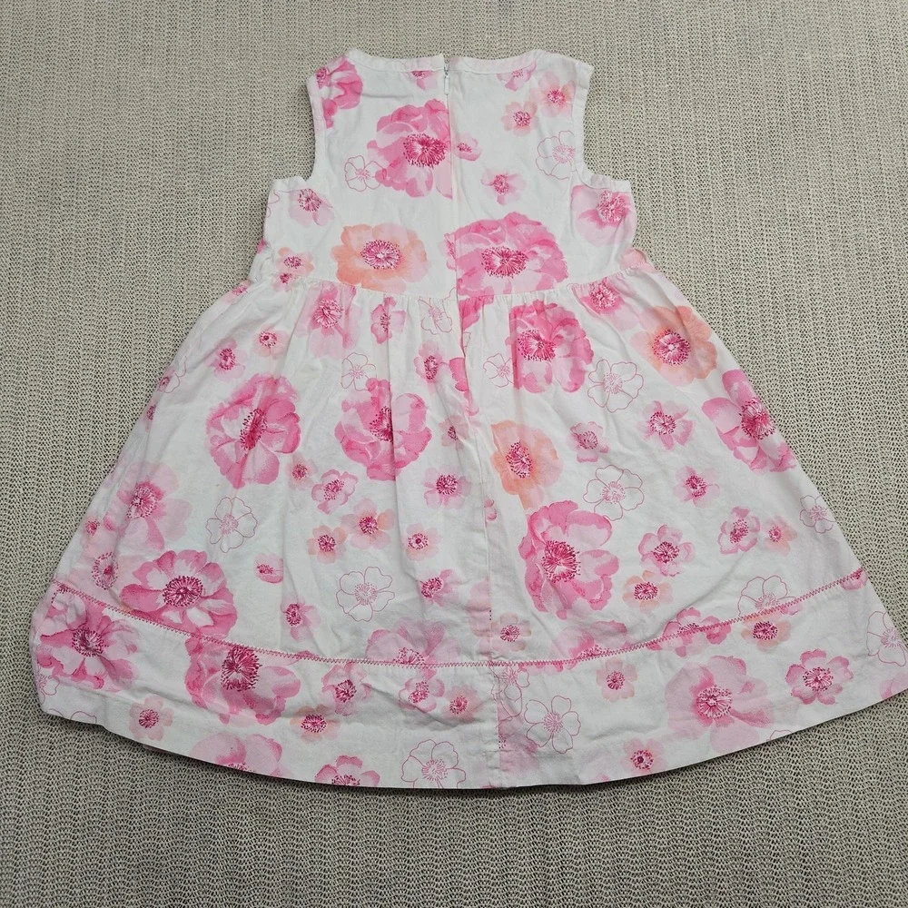 Polly Flinders Dress Girls 6 Floral Sleeveless Spring Easter Flower Girl Special